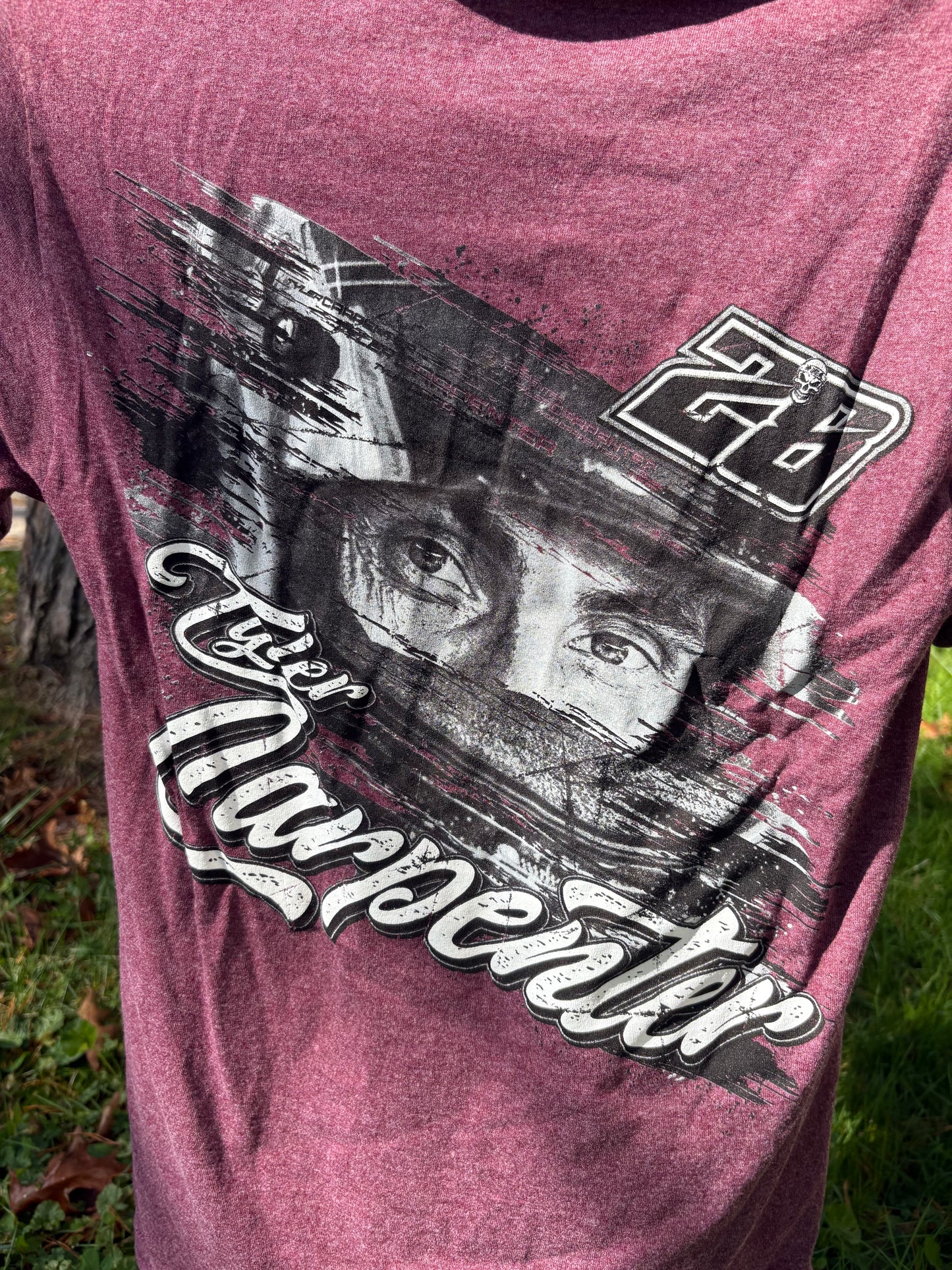 TCarp shirt Heathered Berry Maroon