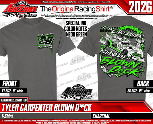 Blown Deck T-Shirts Gray.        Sizes S-5X.                                   These are a pre-order. Expected delivery is the end of this week!