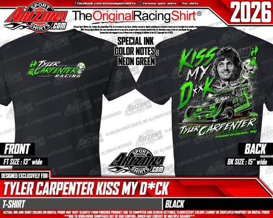Black "Kiss My" T-shirt