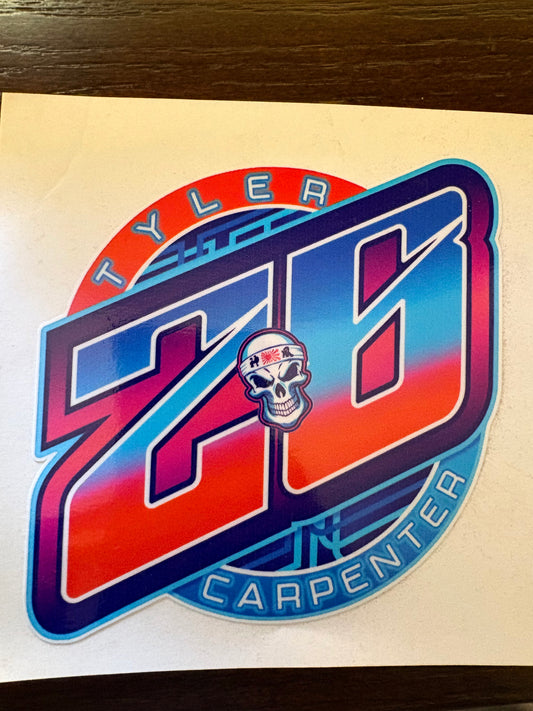 Neon Ombre Decal
