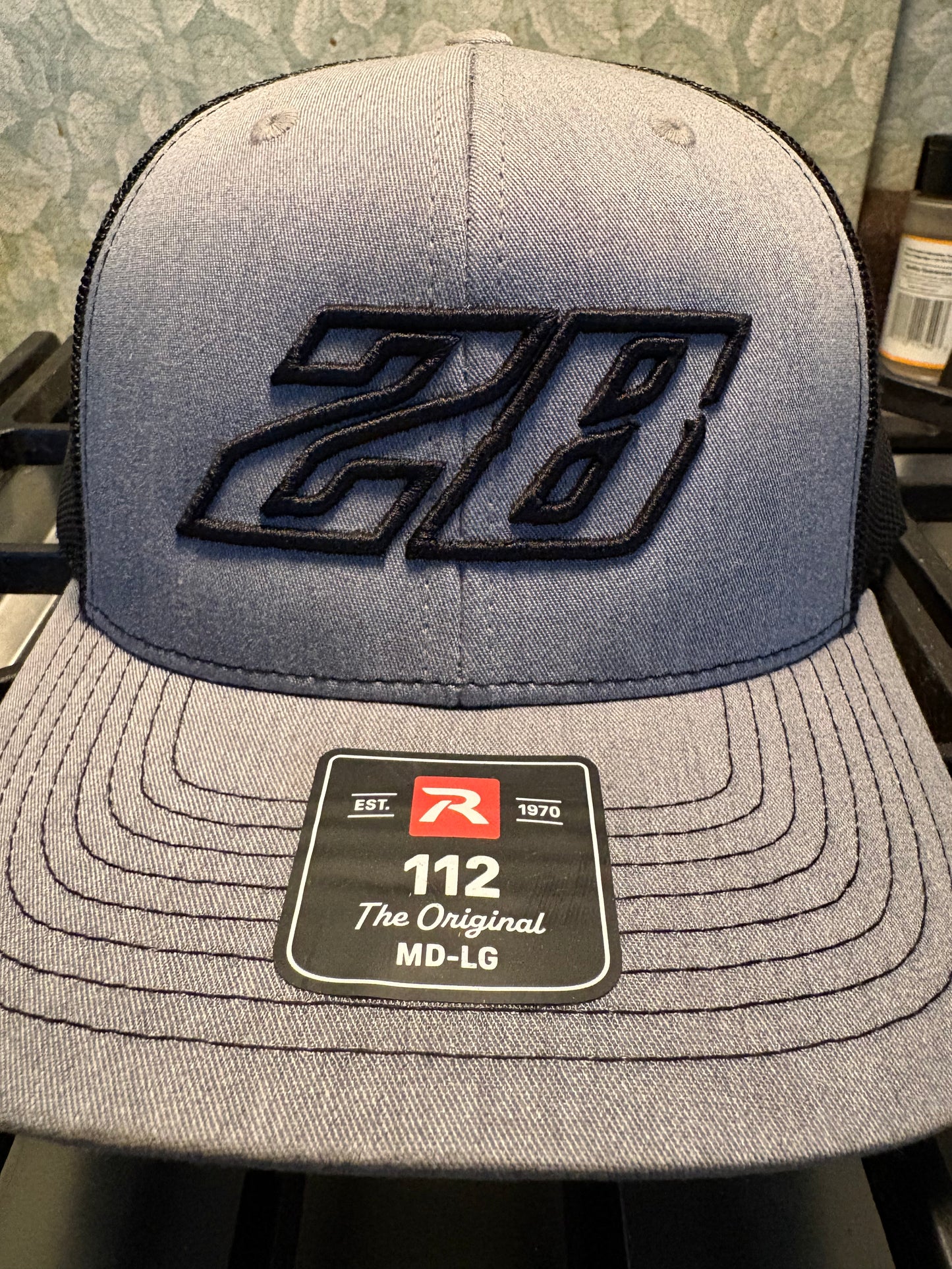 Hat Richardson 112 Puff Name Gray/Black